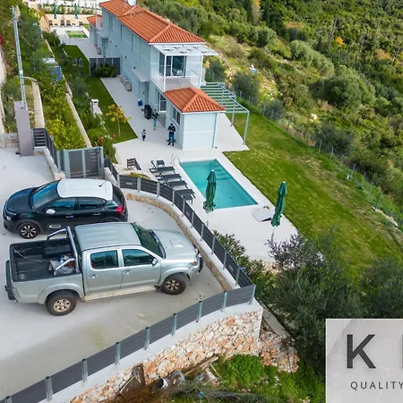 Two Golden Sun With Private Pools Near Skala Village