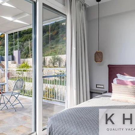 Вилла Two Golden Sun With Private Pools Near Skala Village *